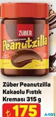 ZÜBER PEANUTZİLLA KAKAOLU FISTIK KREMASI 315 G